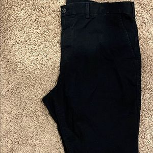 Gap black khakis